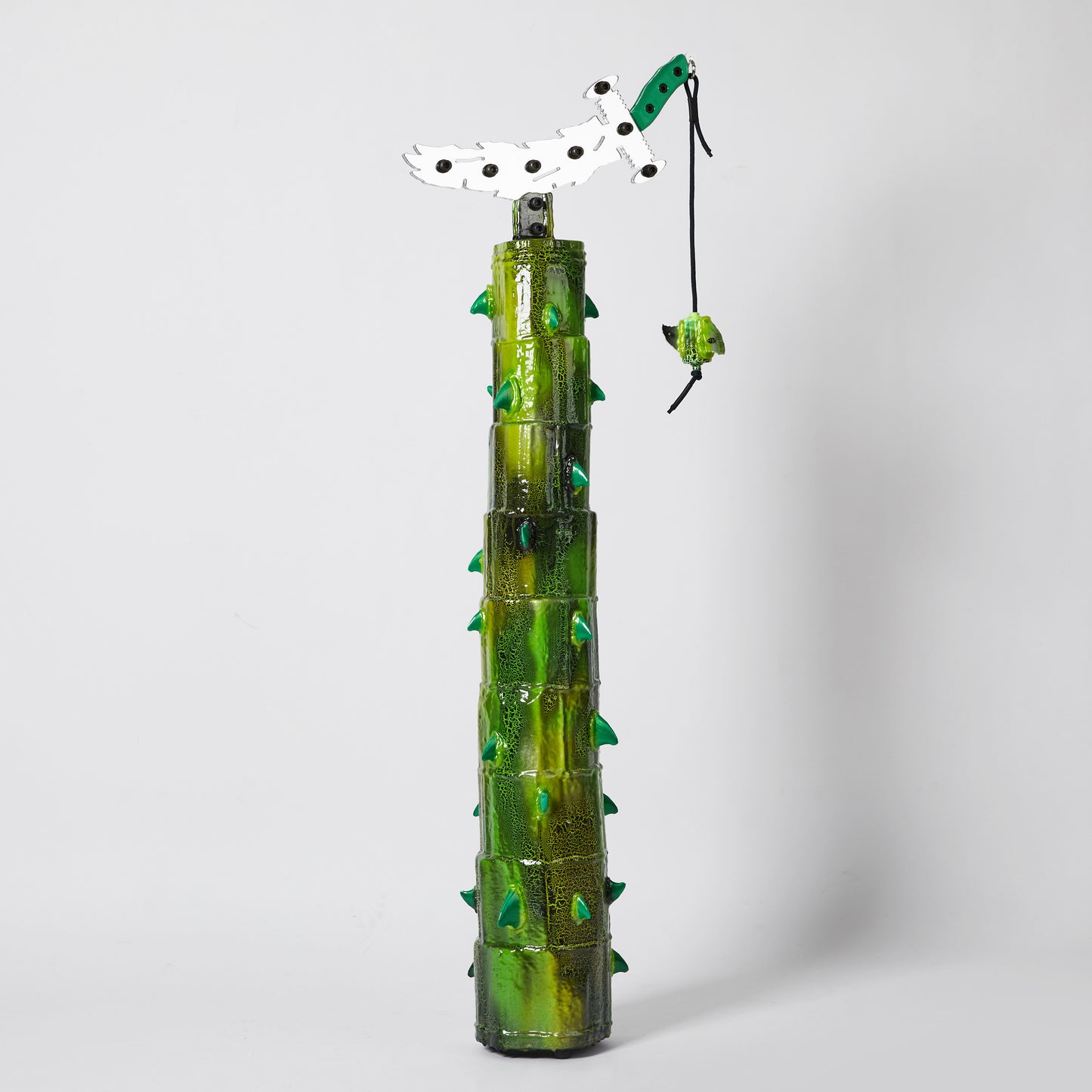 Acid resin pillar with sword by Jonatan Nilsson