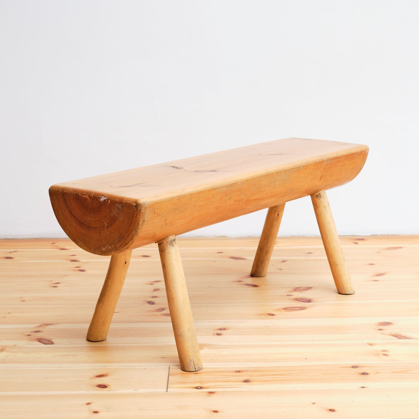 Rustic handmade bench, vintage