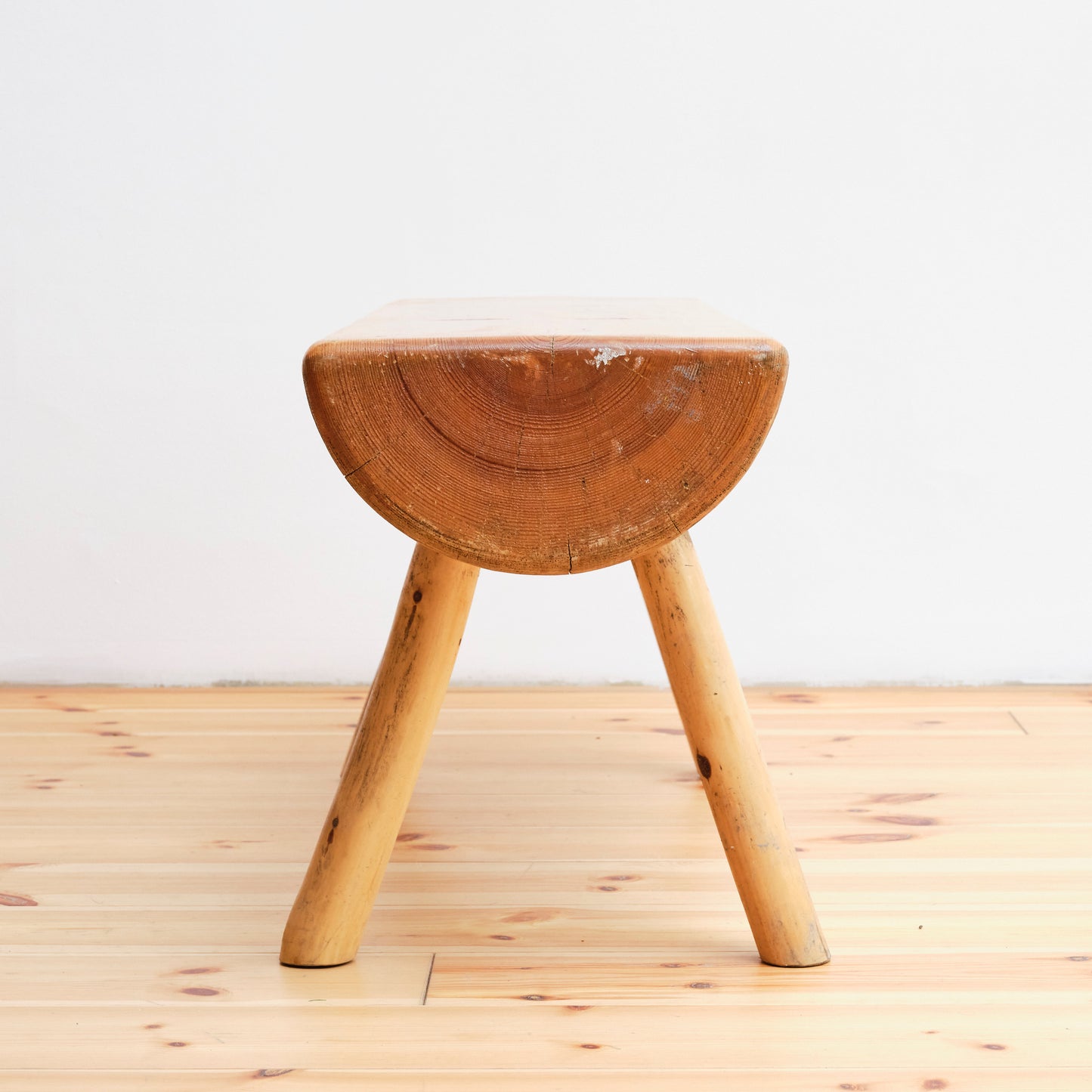 Rustic handmade bench, vintage