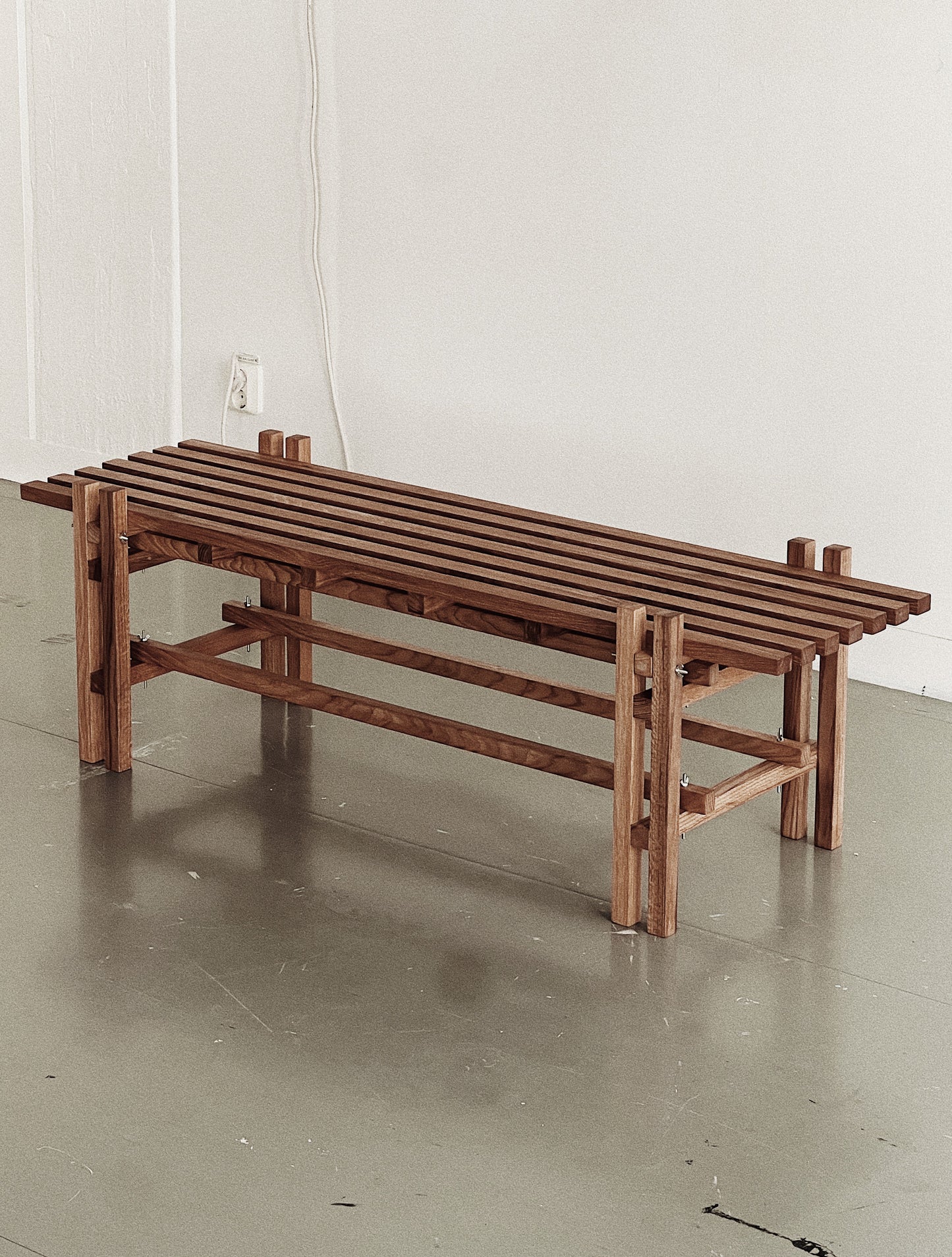 The foldable bench by Truls Goldschmidt