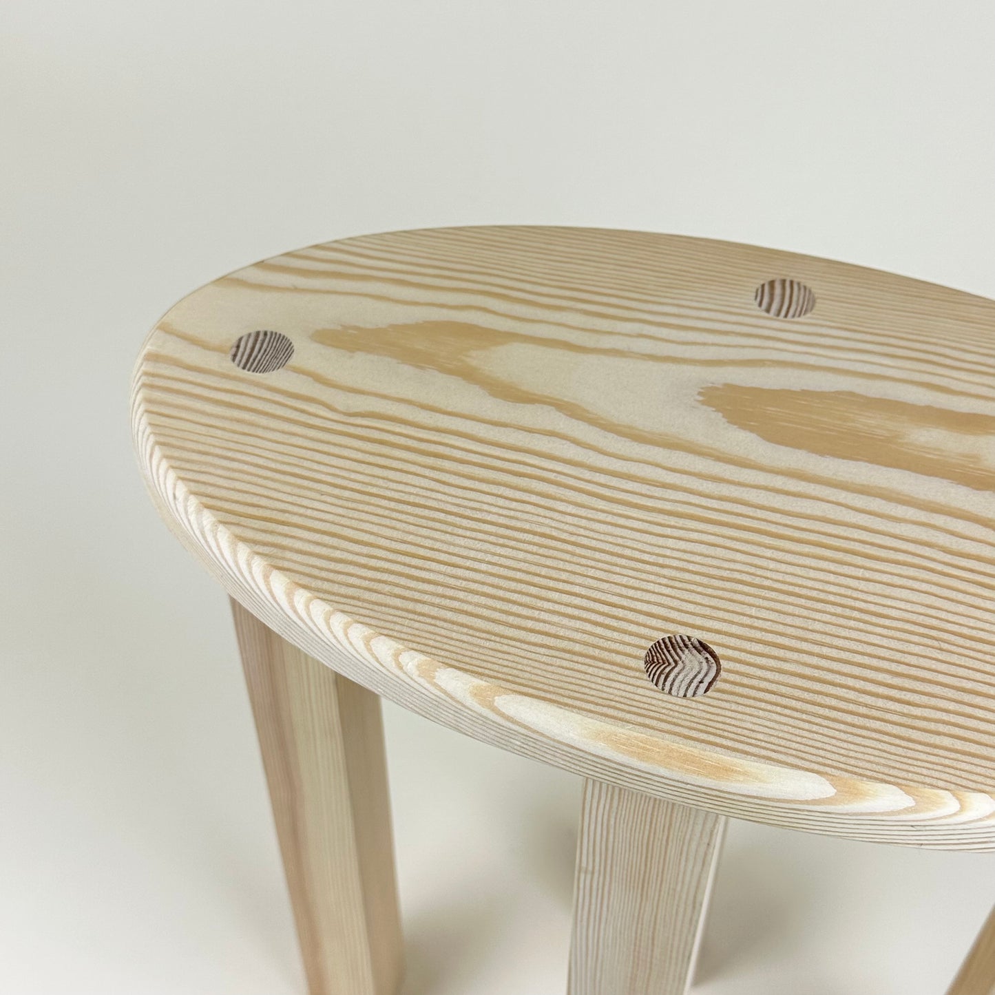 "OVAL1" wooden stool by Hugo Hammarlund
