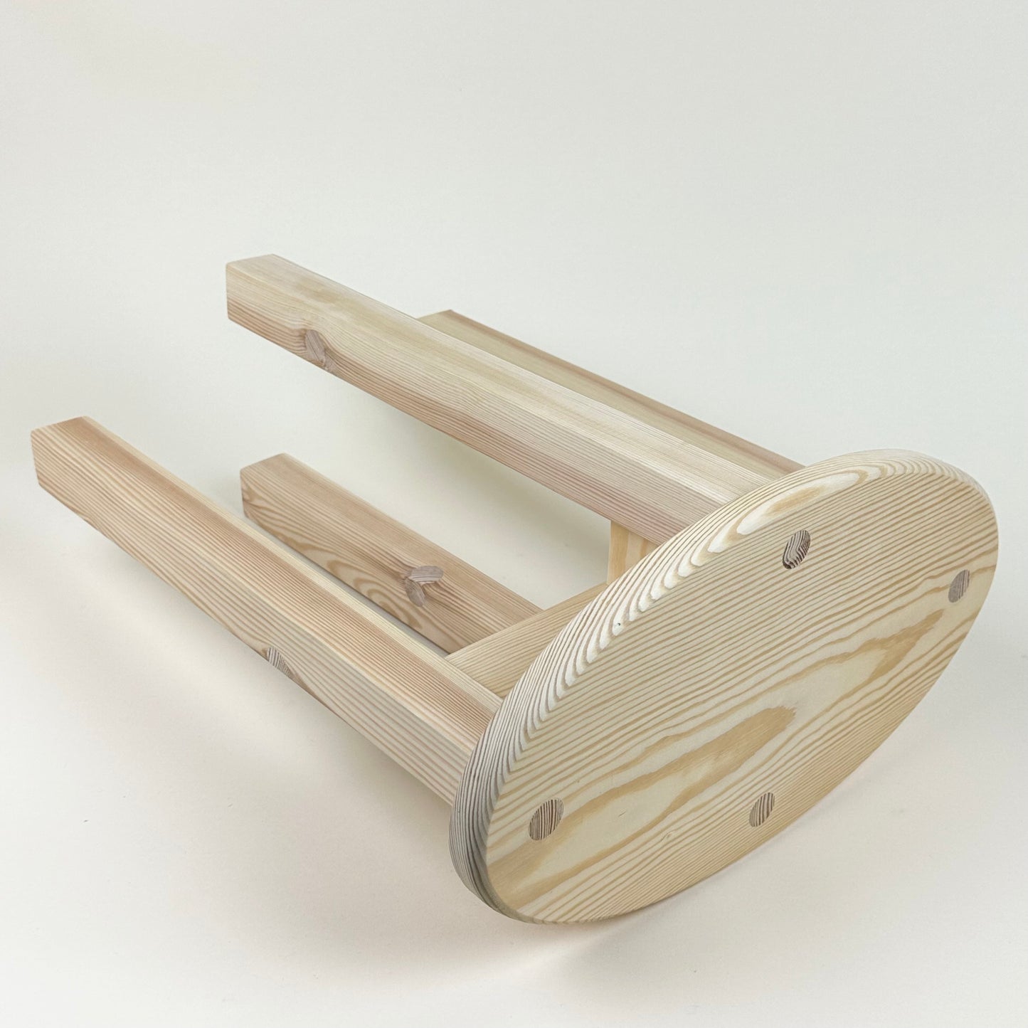 "OVAL1" wooden stool by Hugo Hammarlund