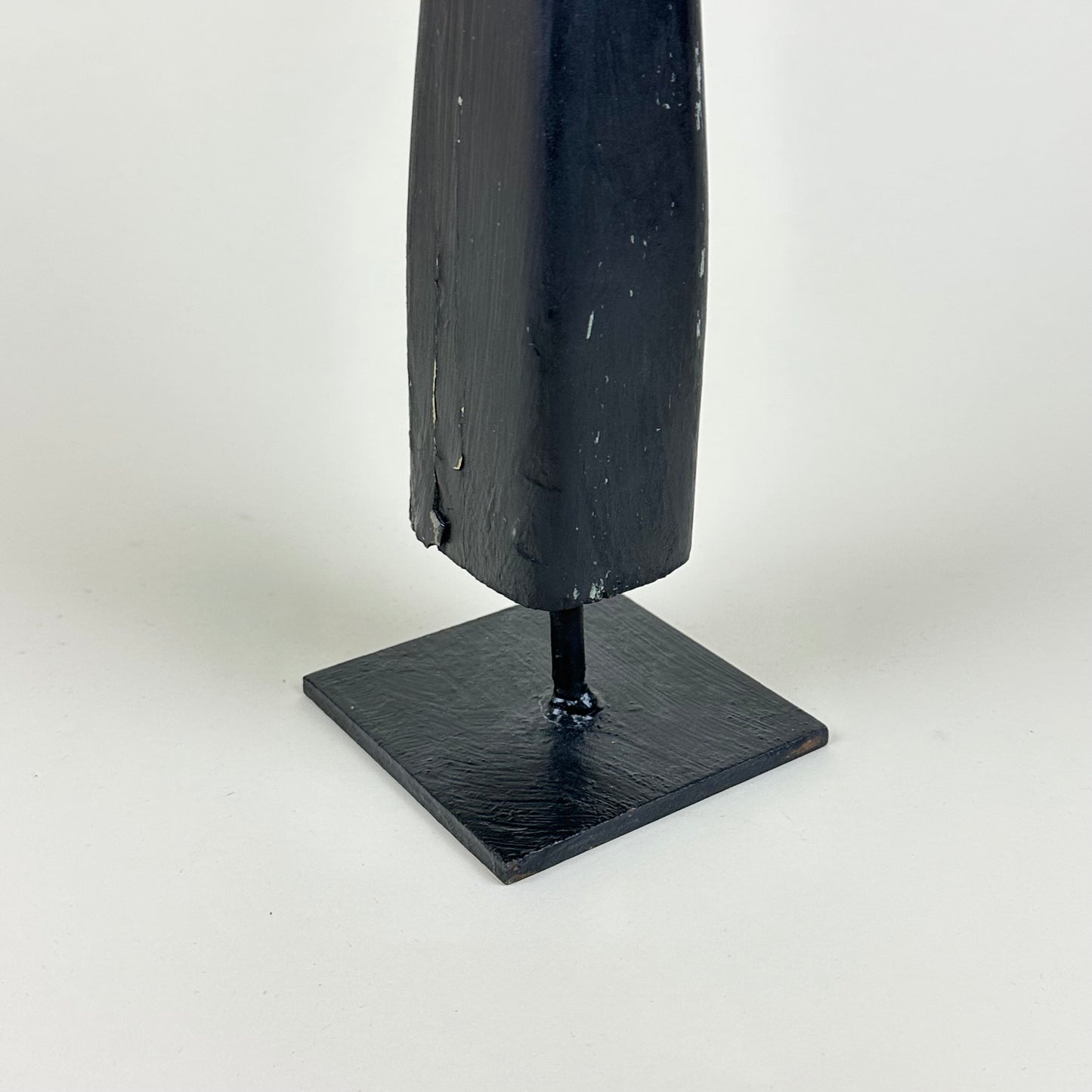 Black, wooden hand sculpture, vintage