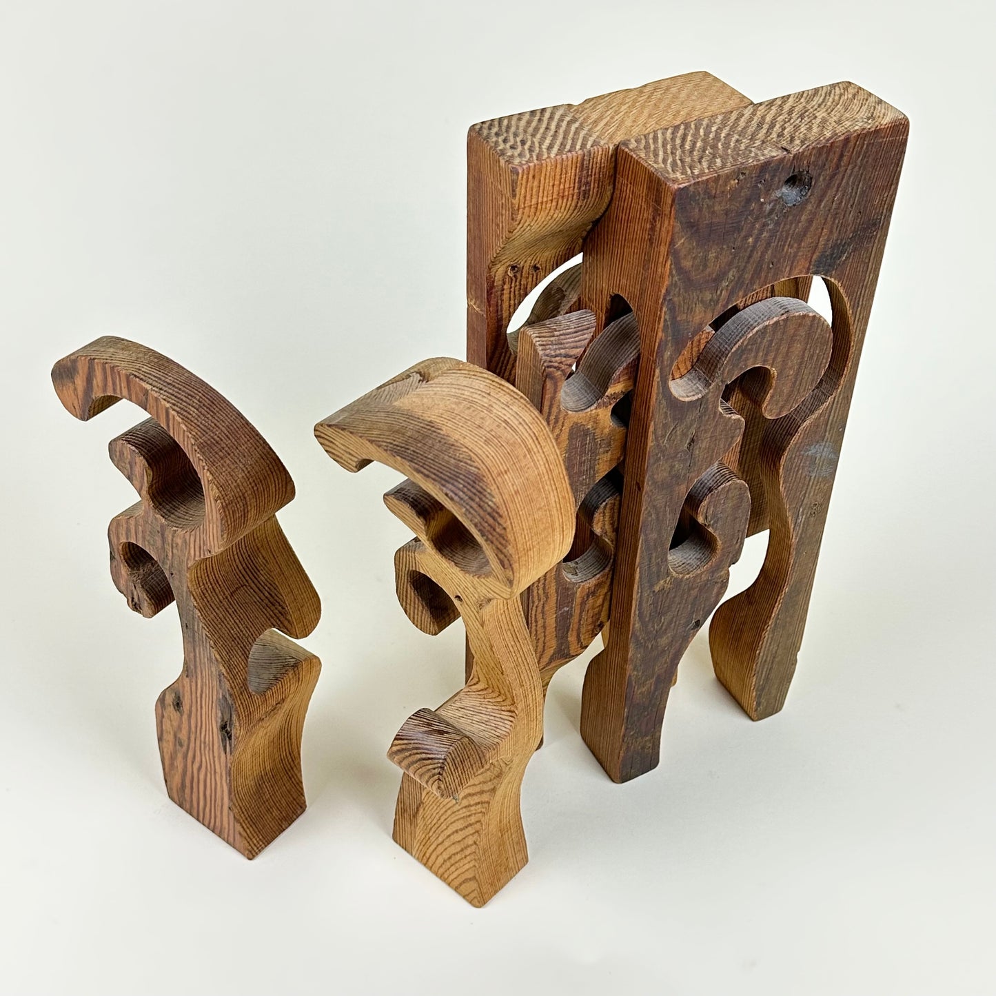 Wooden puzzle/sculpture by Gunnar Kanevad