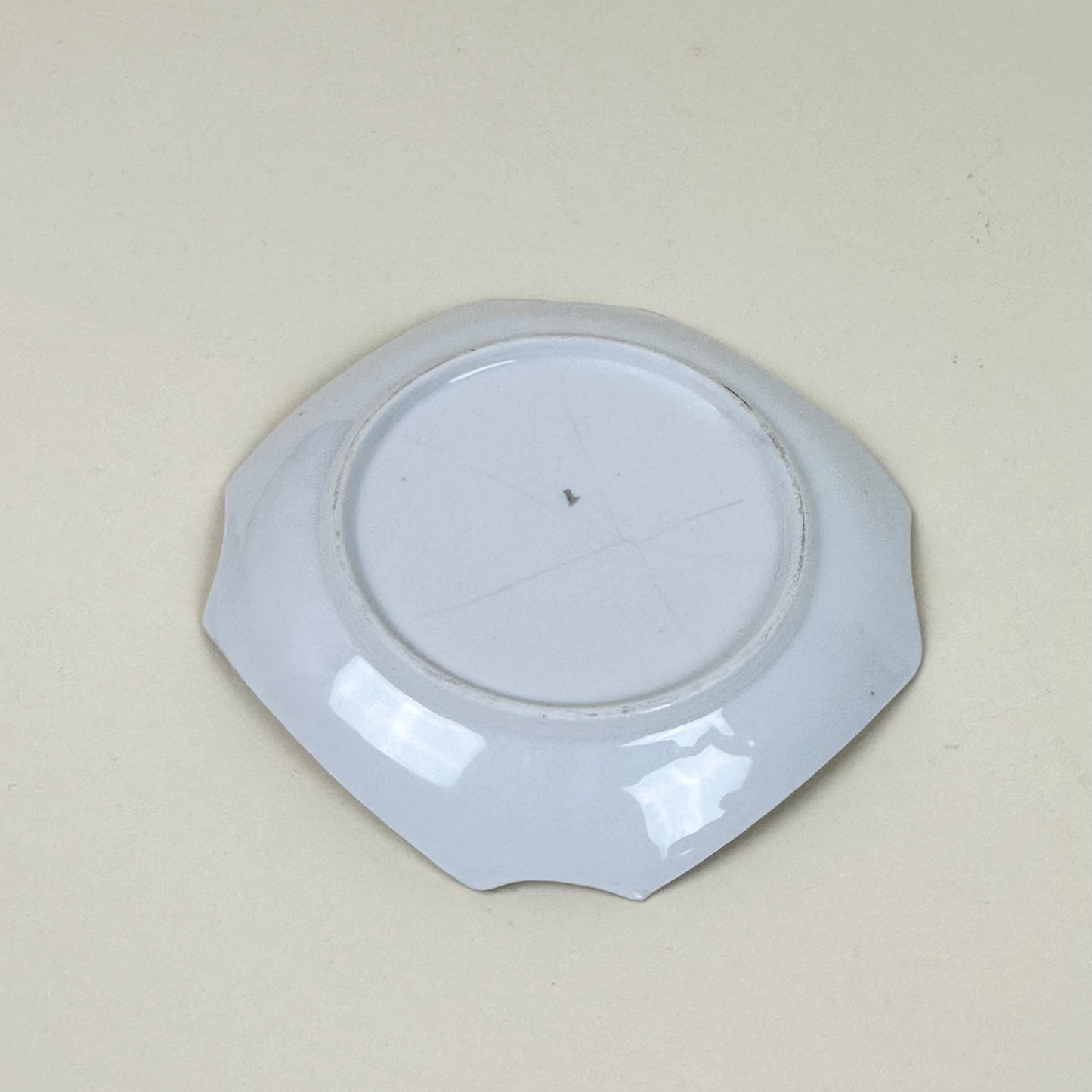 Ashtray with cigarette butt, vintage