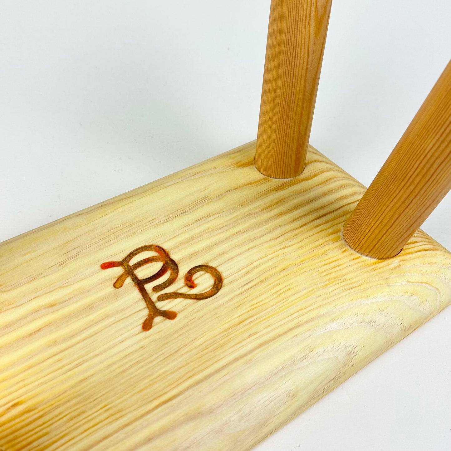 Handmade intarsia stool by Pål Rodenius