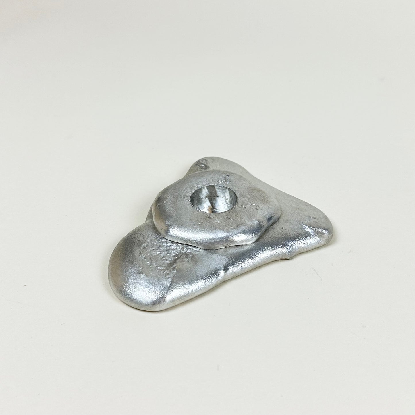 Tin candle holder by Alfred Sahlén