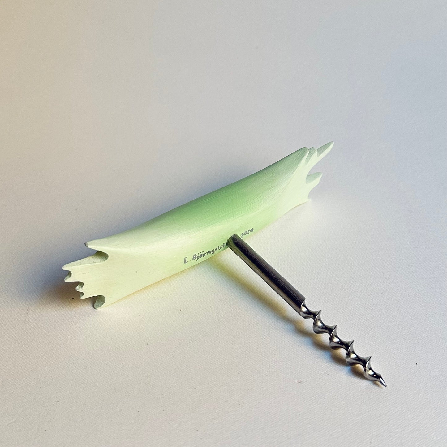 "Spiky Shiraz", corkscrew by Evelina Björnqvist