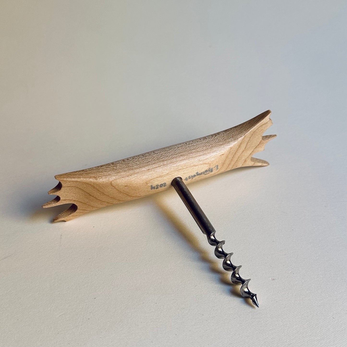 "Spiky Shiraz", corkscrew by Evelina Björnqvist