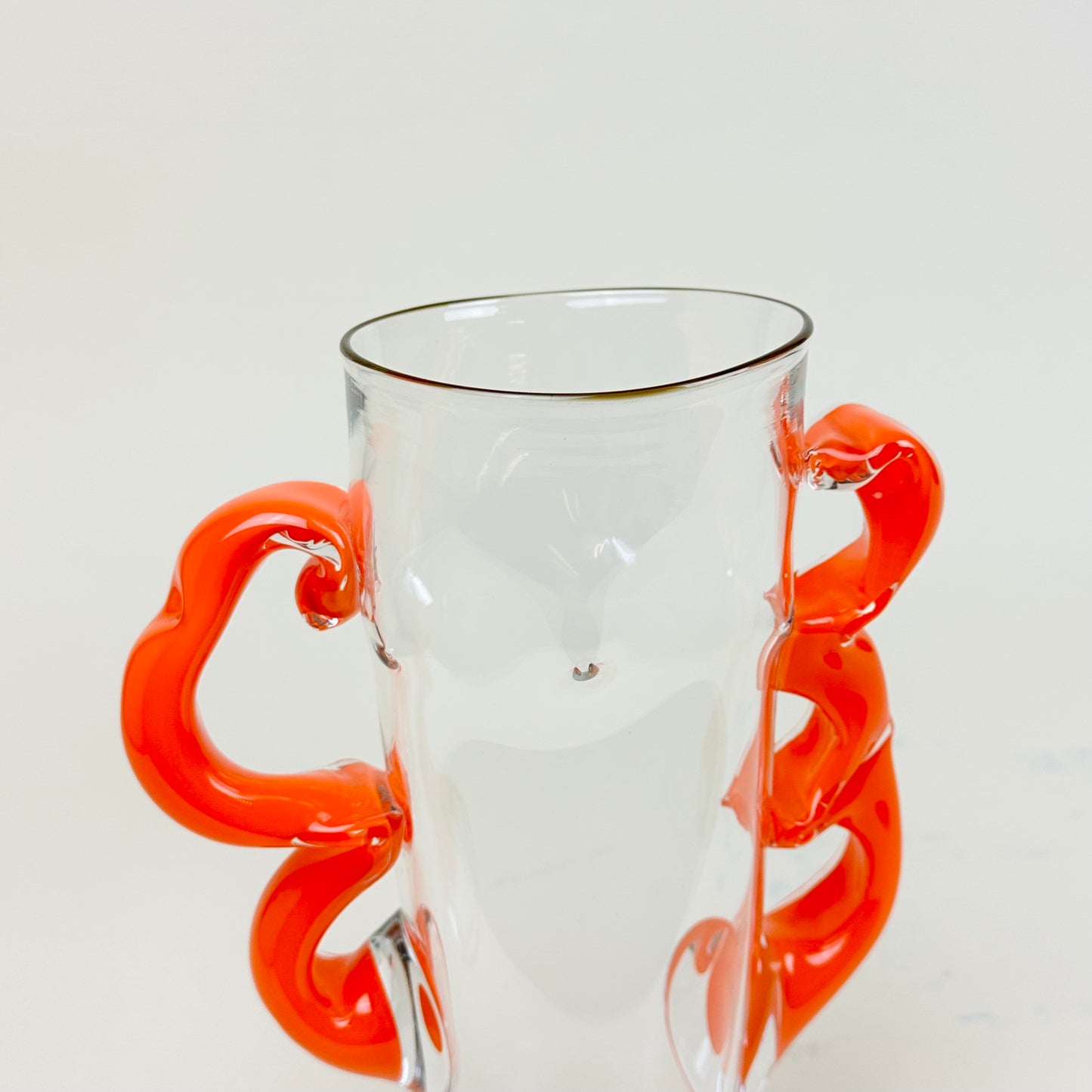 Glass vase with arms by Silje Lindrup