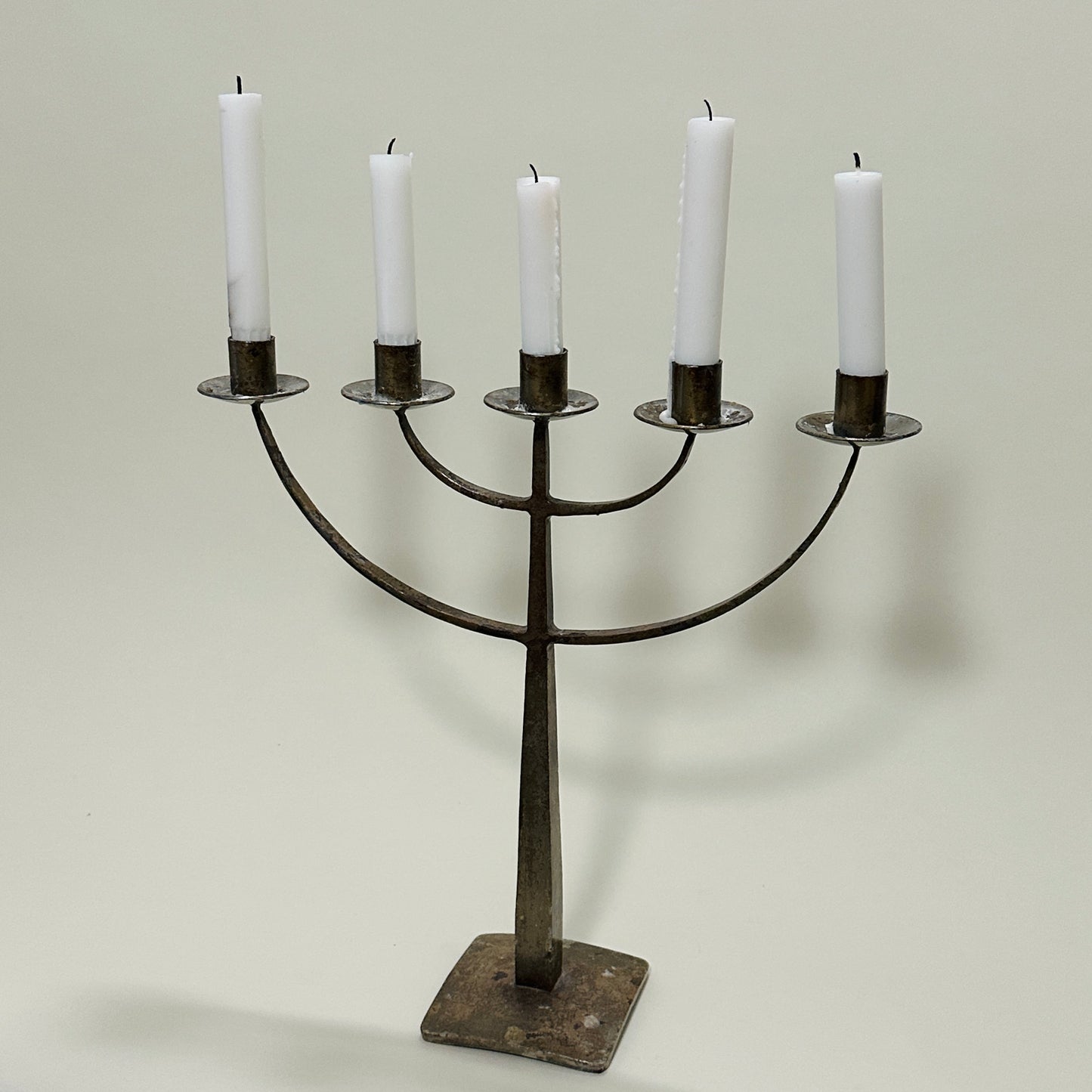 Metal candelabra, vintage