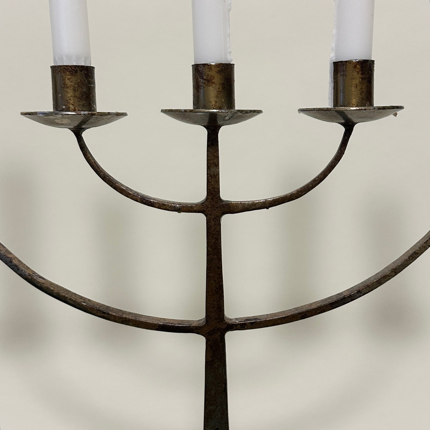 Metal candelabra, vintage