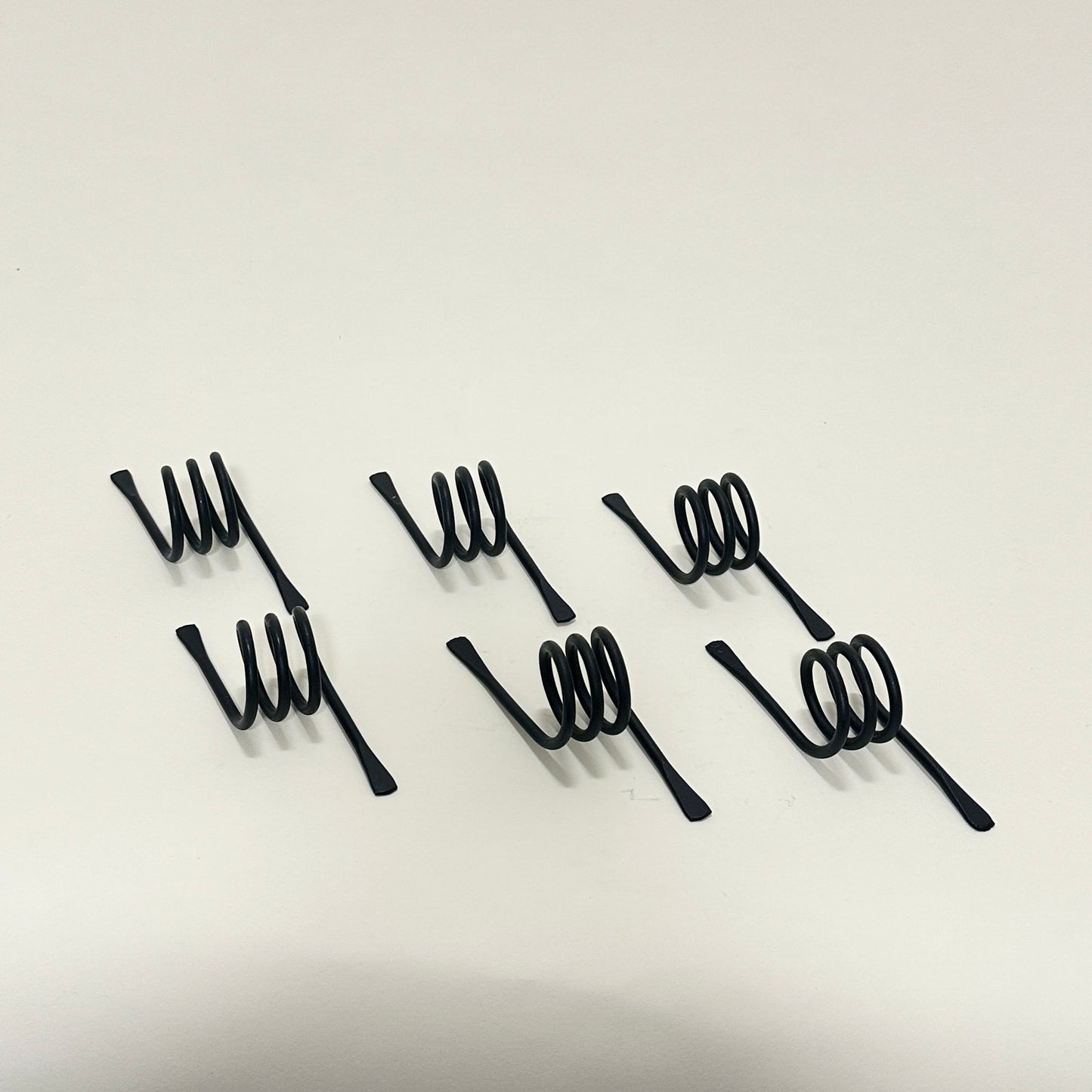 Six metal napkin rings, vintage