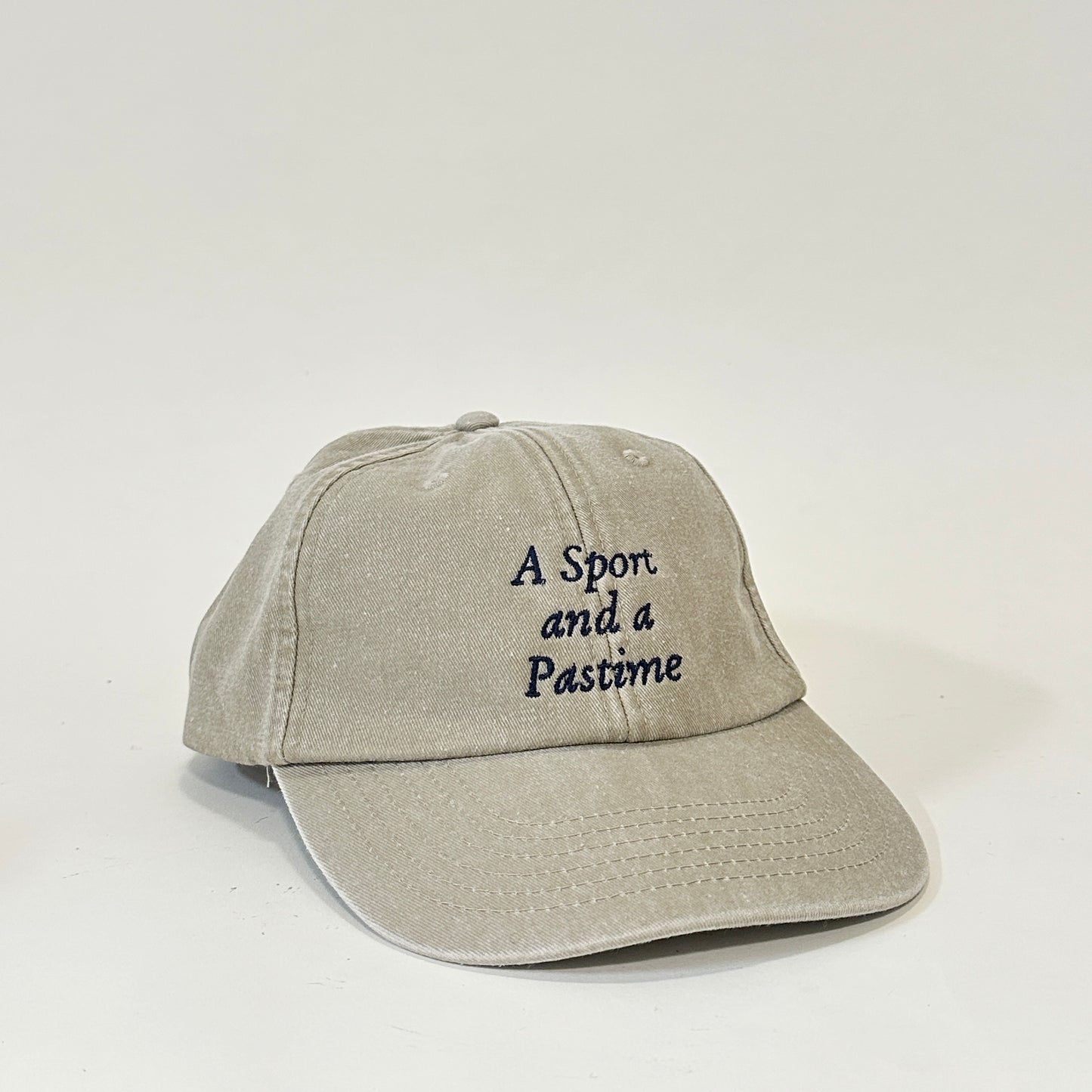 Hat, A Sport and a Pastime (washed out beige/navy)