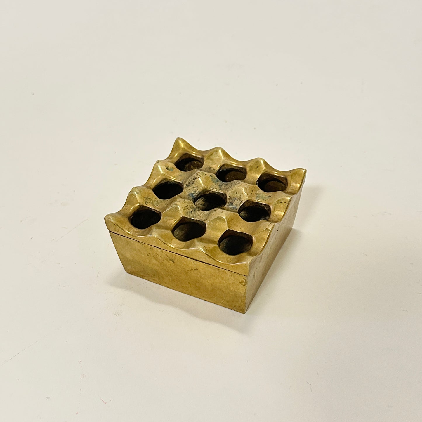 Vintage brass ashtray