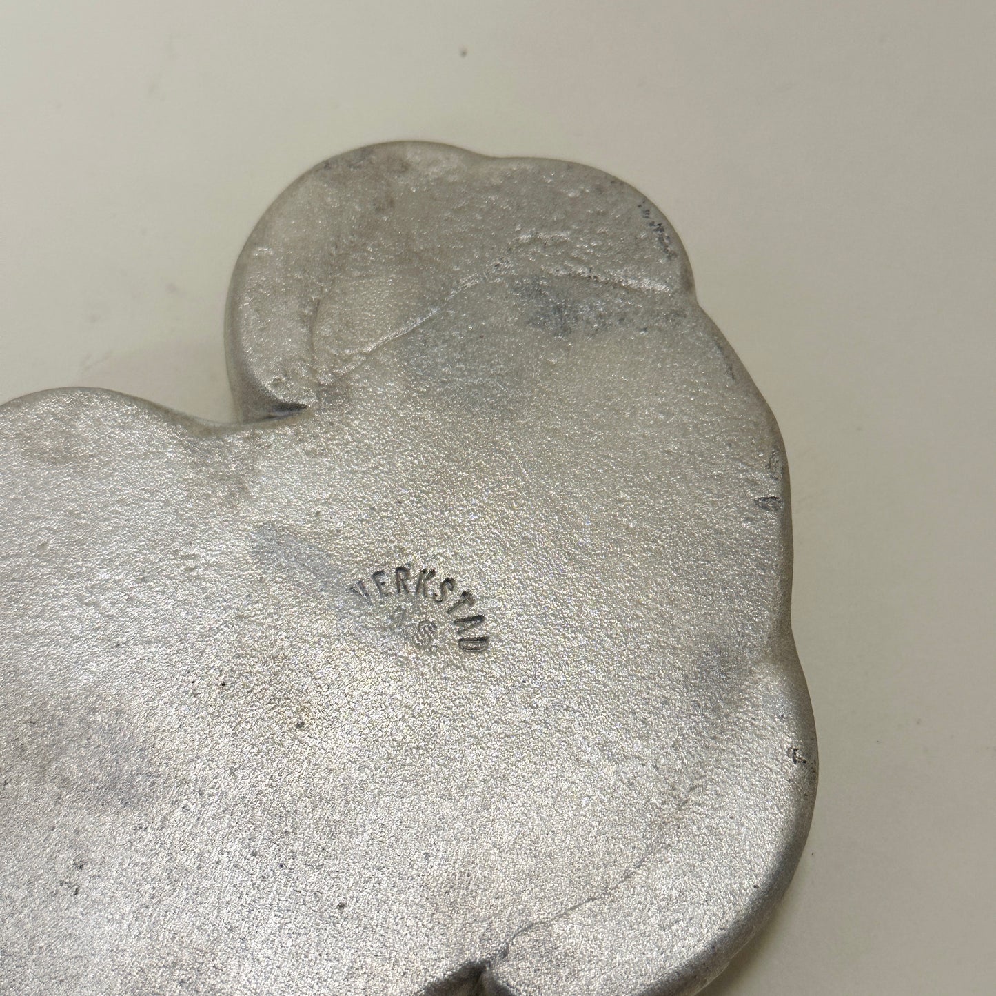 Tin candle holder by Alfred Sahlén