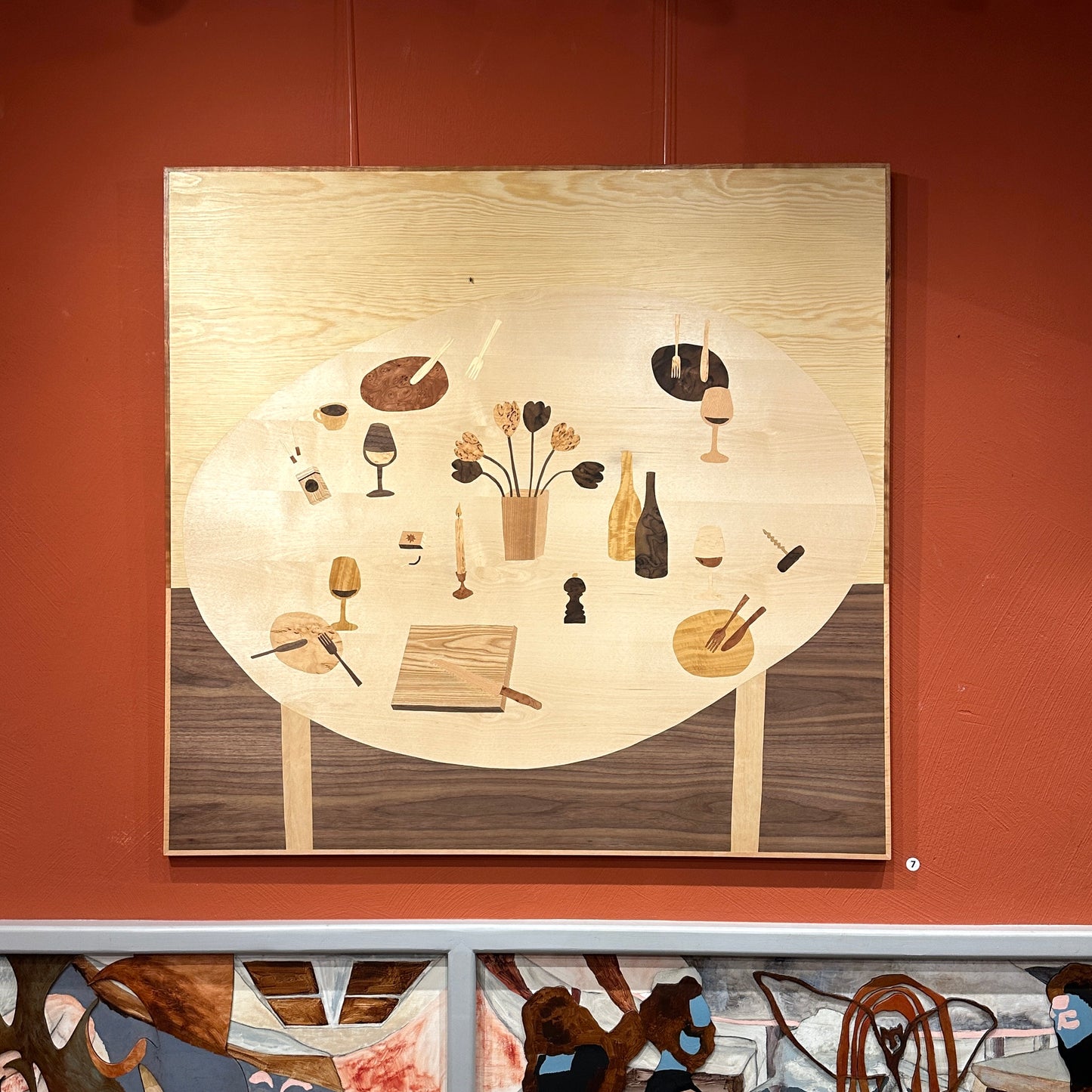 Dinner for four, coffee for one by Carl Martinson