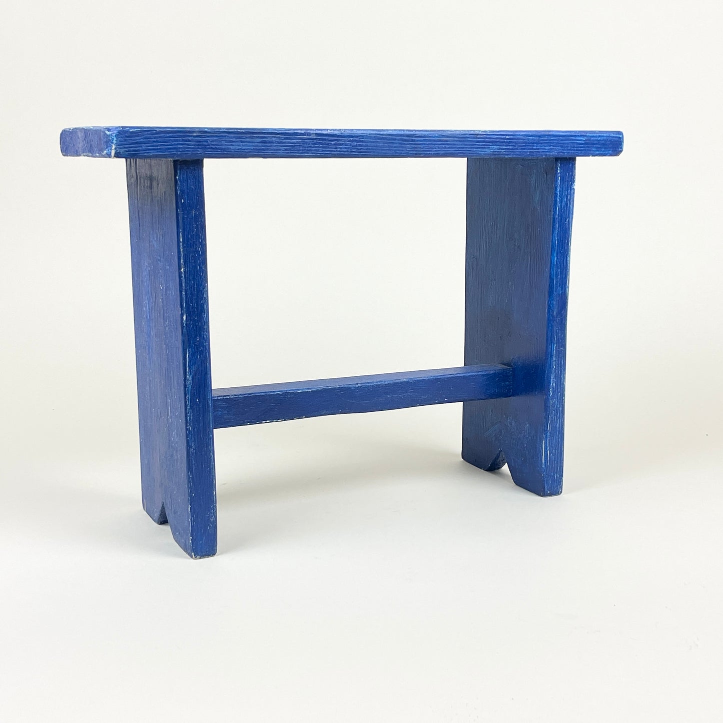 Small blue stool