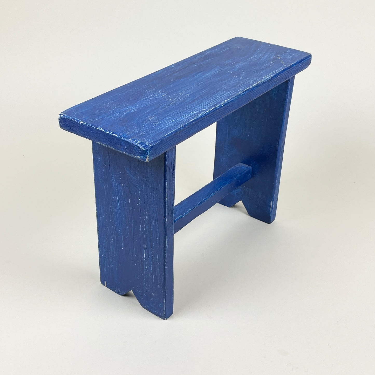 Small blue stool