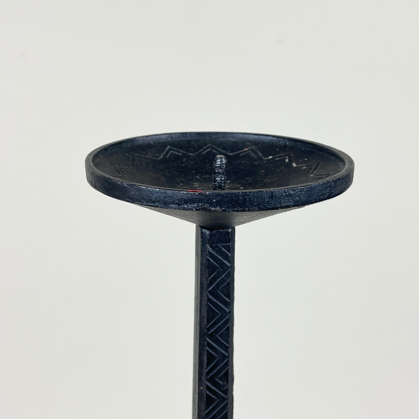 Floorstanding, metal candle holder, vintage