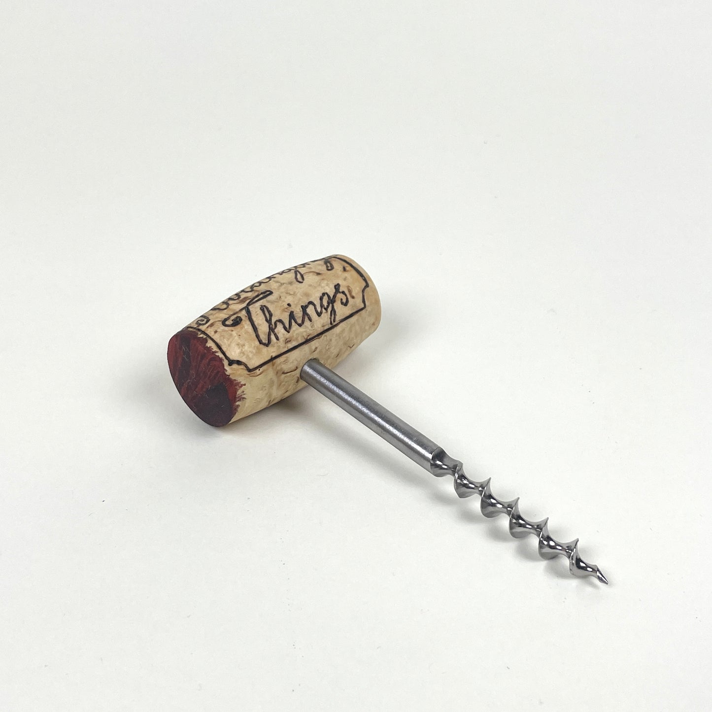 Arranging Things corkscrew in curly birch by Kasper Nihlmark