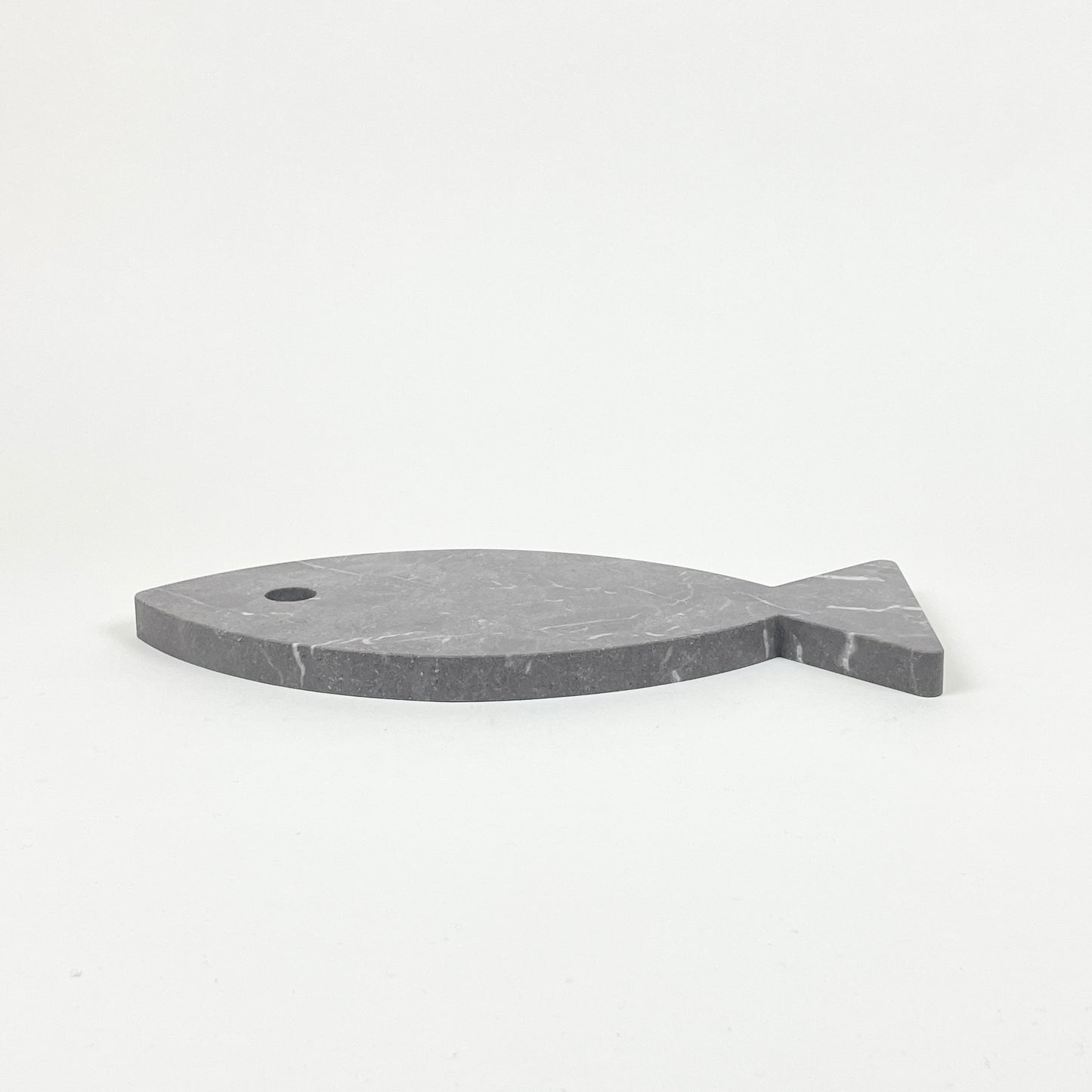 Marble fish by Public Studio, dark grey