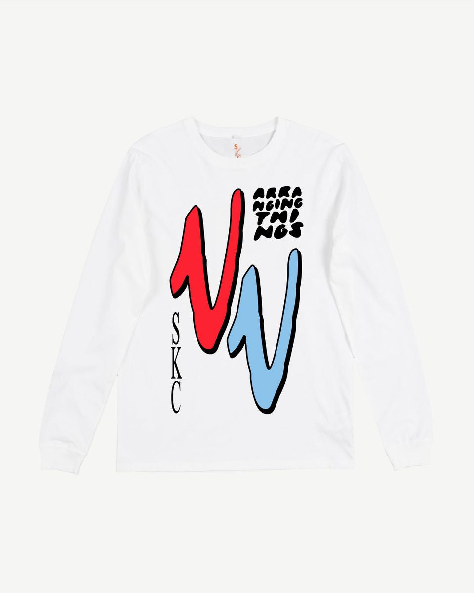 SKC X AT "San Antonio REDUX" LS Tee White