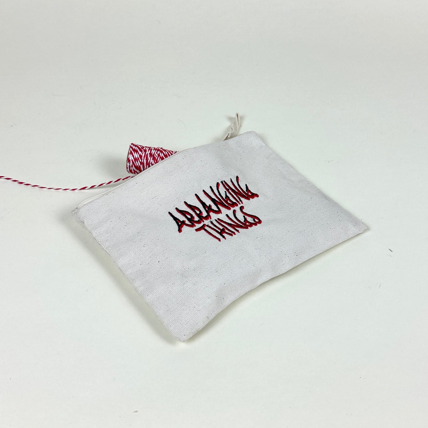 Arranging Things embroidered pencil case