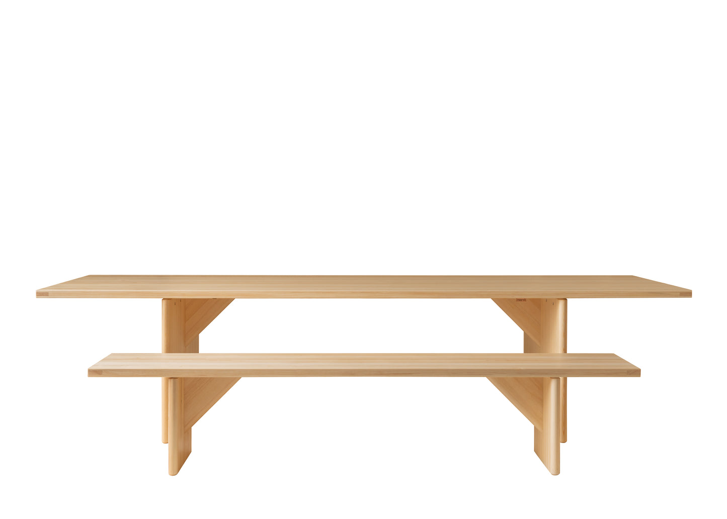 Vaarni: 012 Kolmio Dining Table 305 by Cecilie Manz