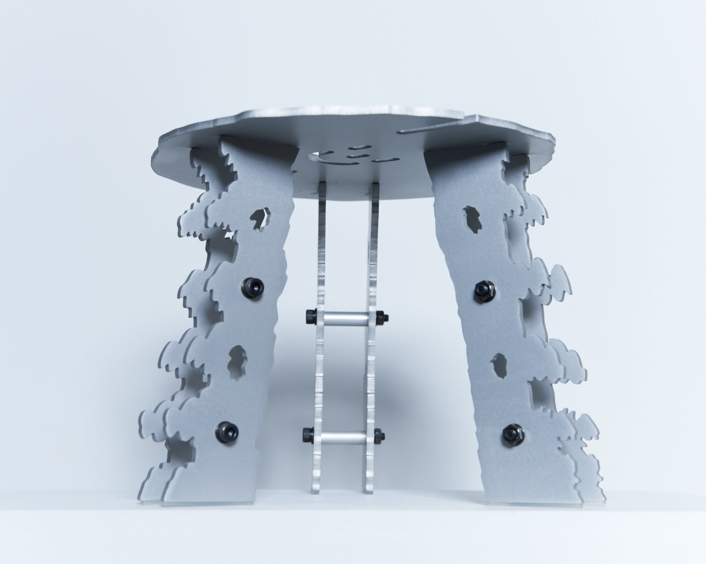 Anodized Aluminum Pedestal by Jonatan Nilsson