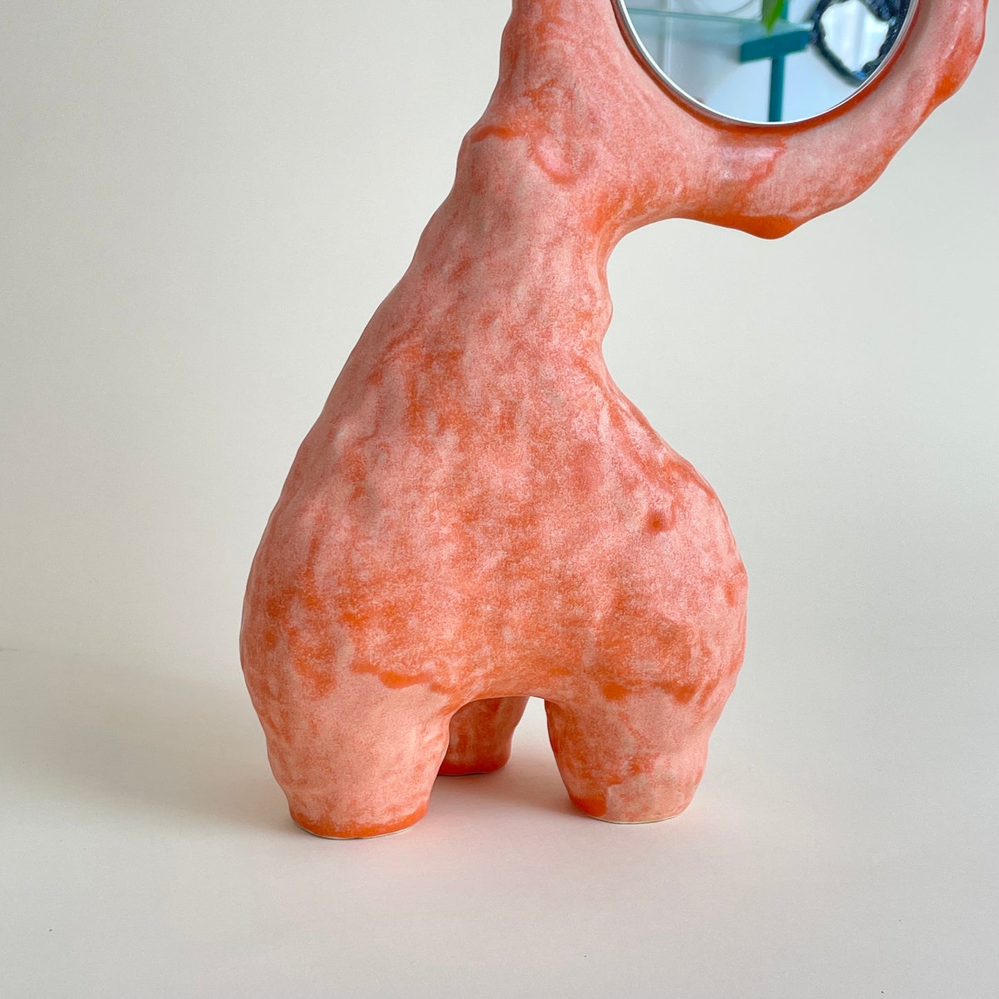 Ceramic mirror by Fanny Ollas
