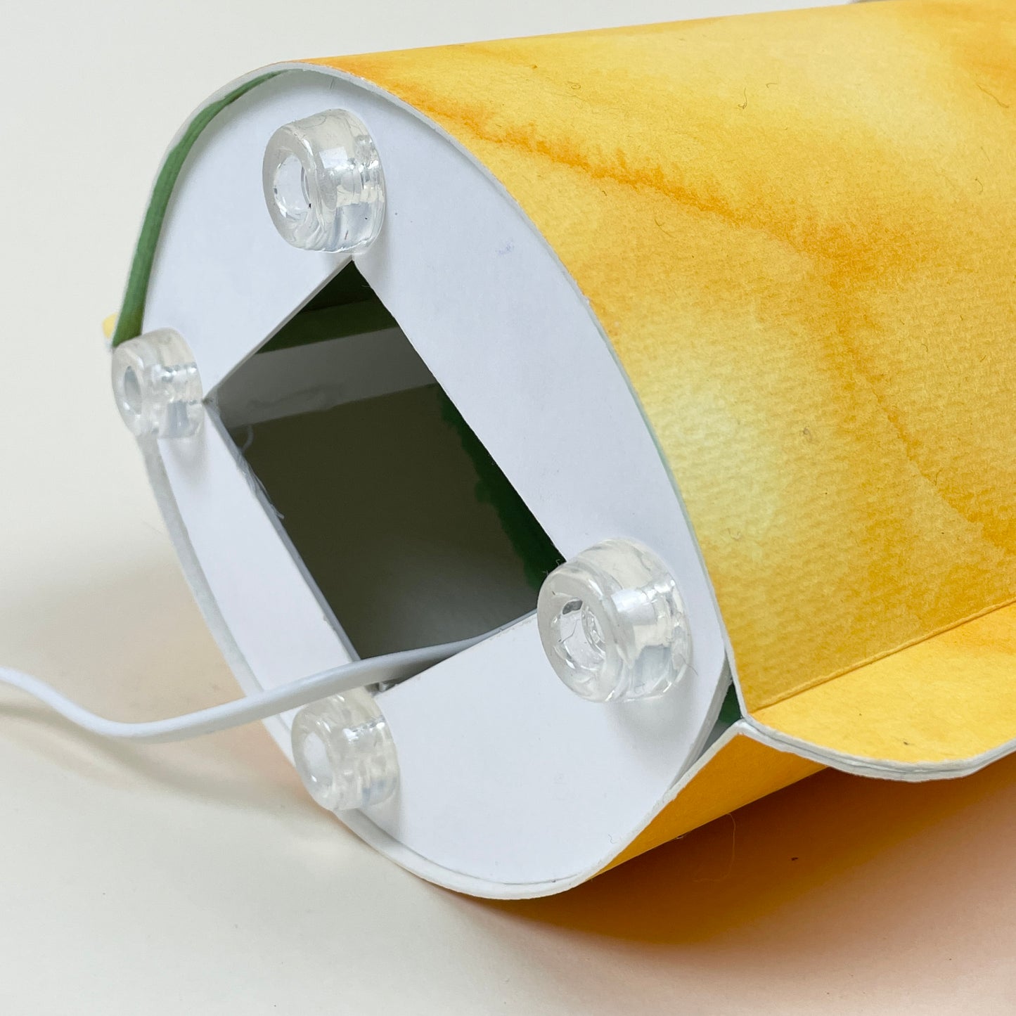 Aquarelle paper lamp by Adrian Bursell
