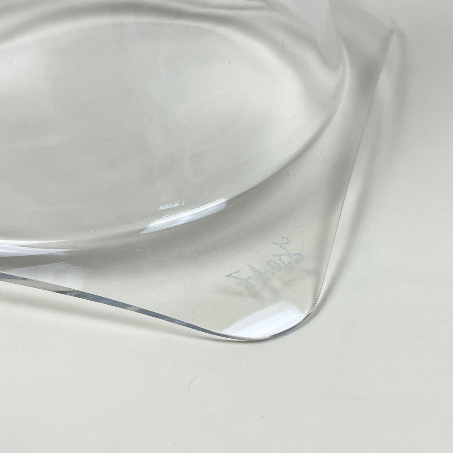 "Caution mini", glass cone by Isa Andersson