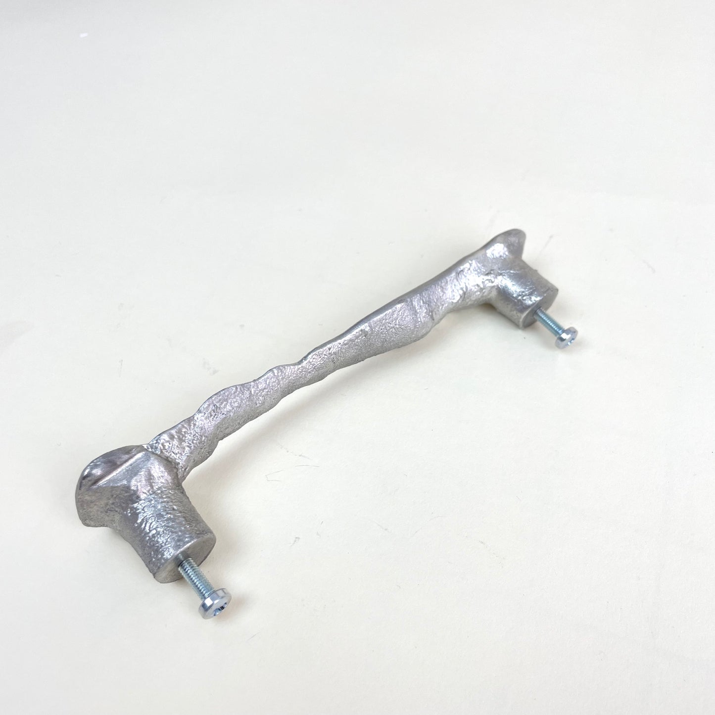 Tin door handle by Alfred Sahlén 128 mm