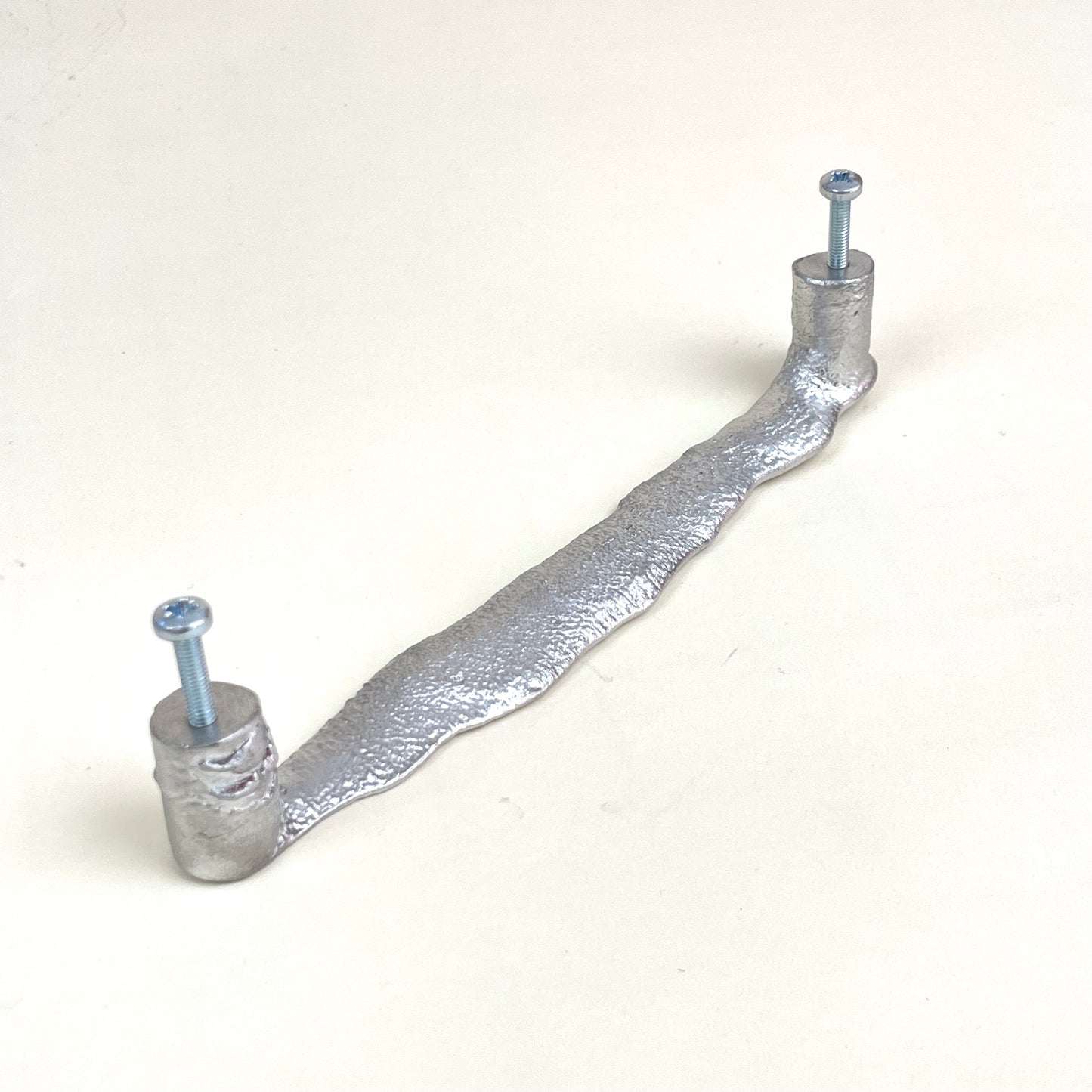 Tin door handle by Alfred Sahlén 160 mm