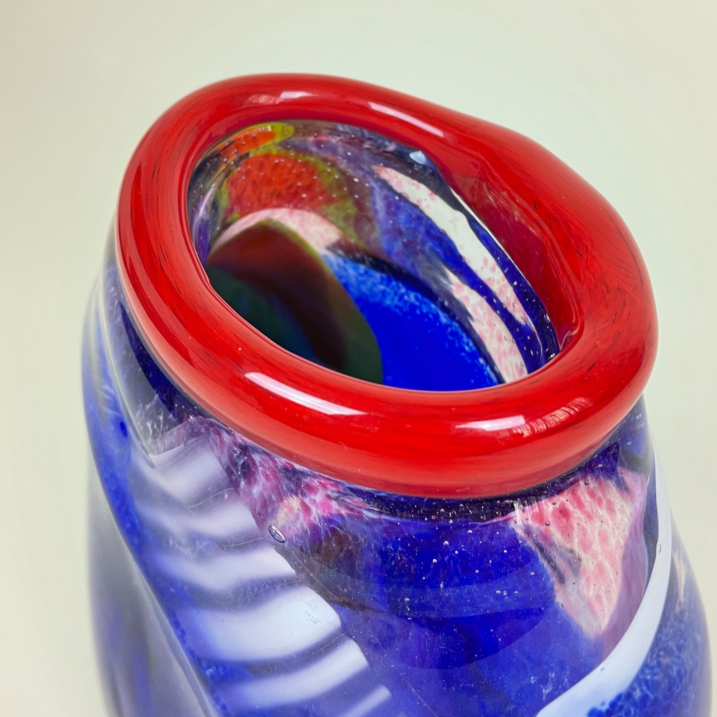 Glass vase by Aki Keitel