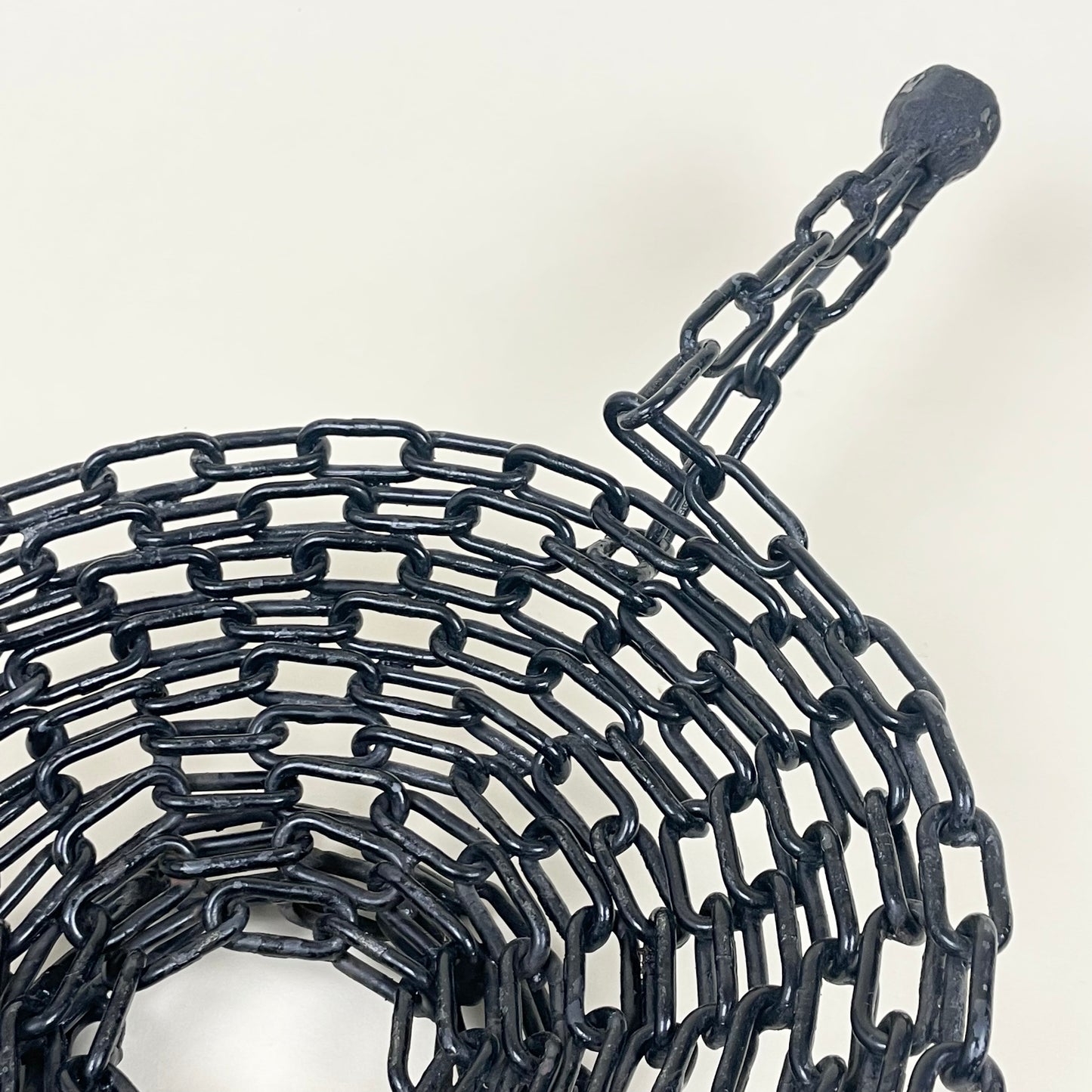 Vintage metal chain bowl