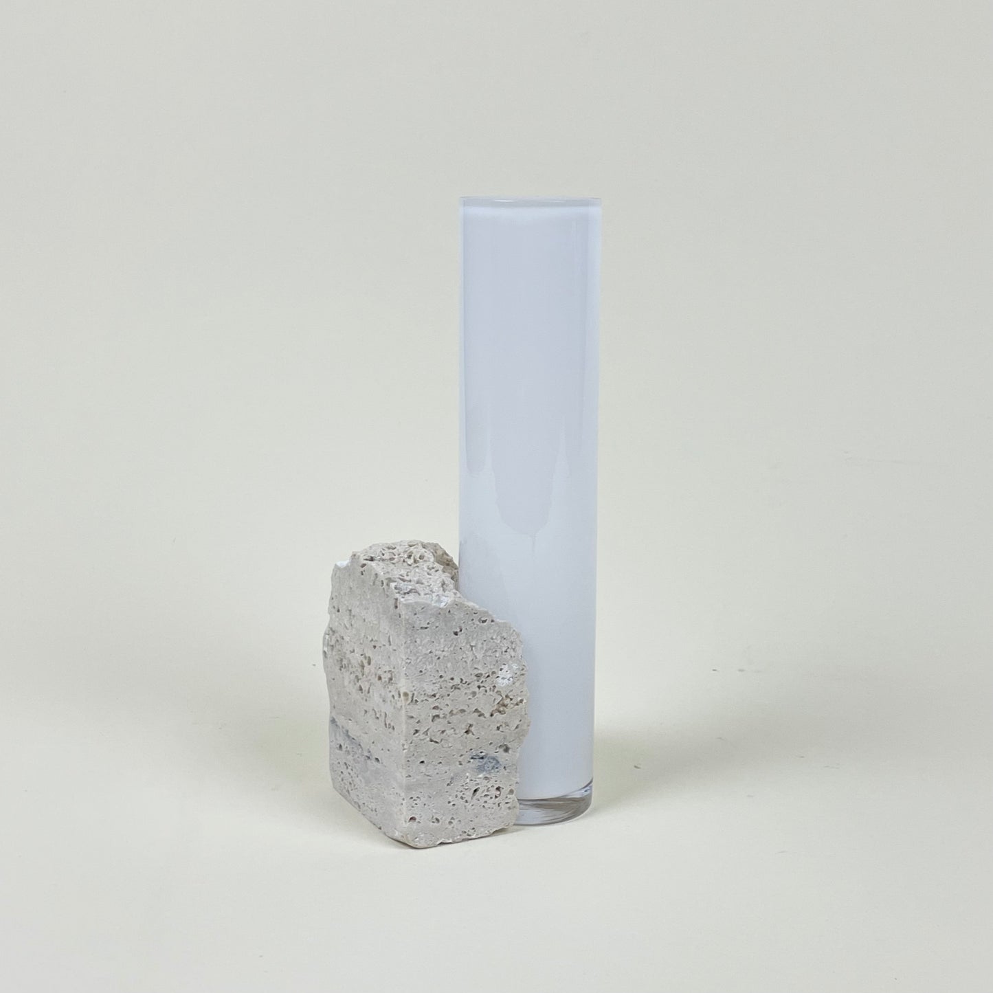 Marble and glass vase by Erik Olovsson