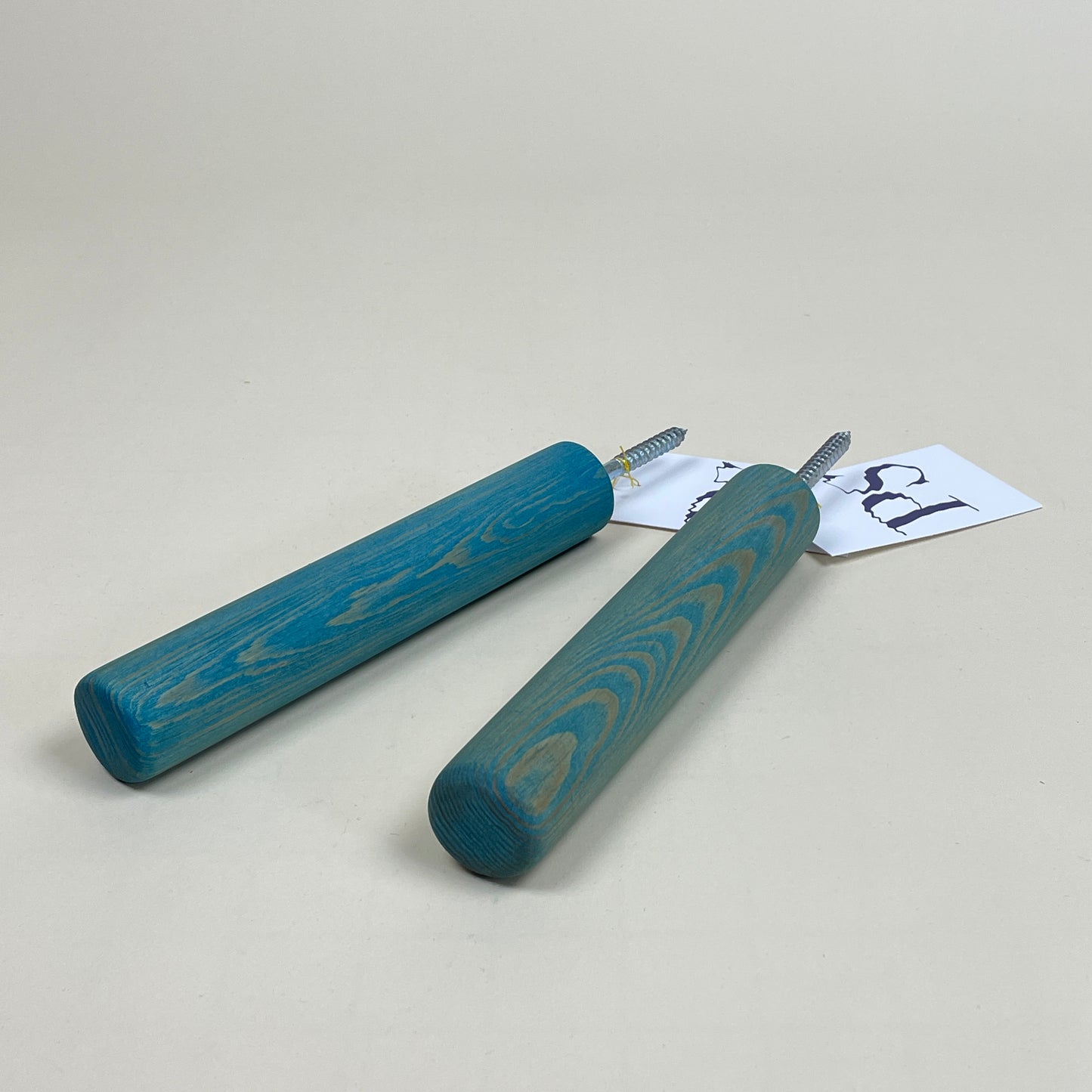 Pair of wall hooks (turquoise) by Public Studio