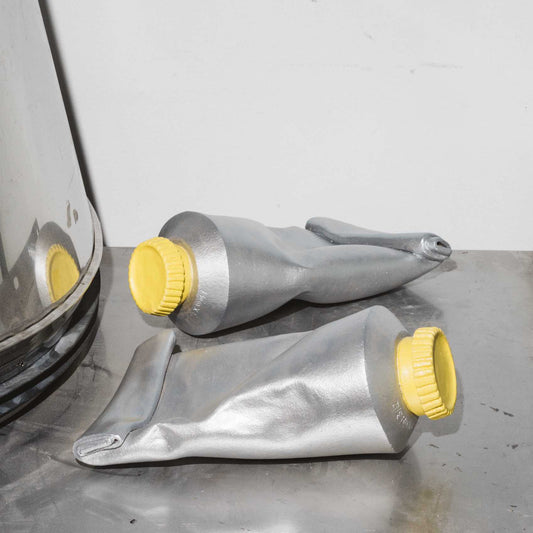 "Daily Squeeze" Giant stoneware tube by Evelina Björnqvist