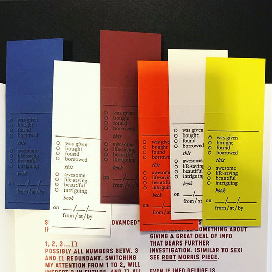 Exlibris bookmarks by Peter Ström