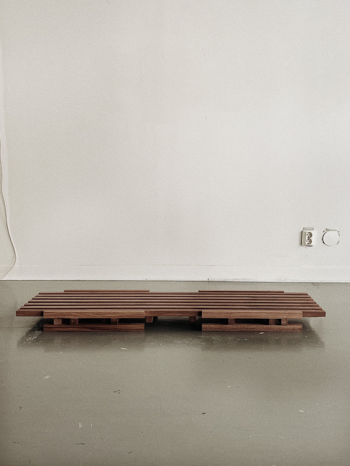 The foldable bench by Truls Goldschmidt