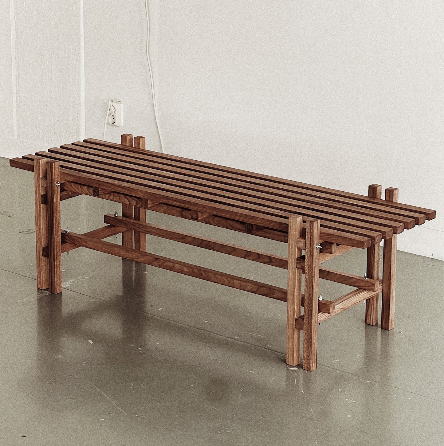 The foldable bench by Truls Goldschmidt