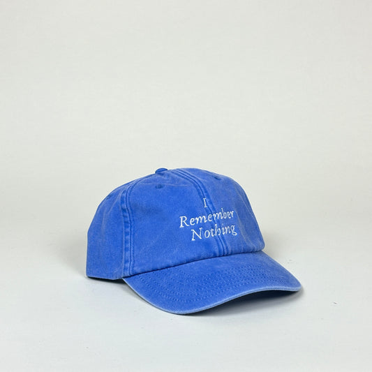 Hat, I Remember Nothing (French blue/white)