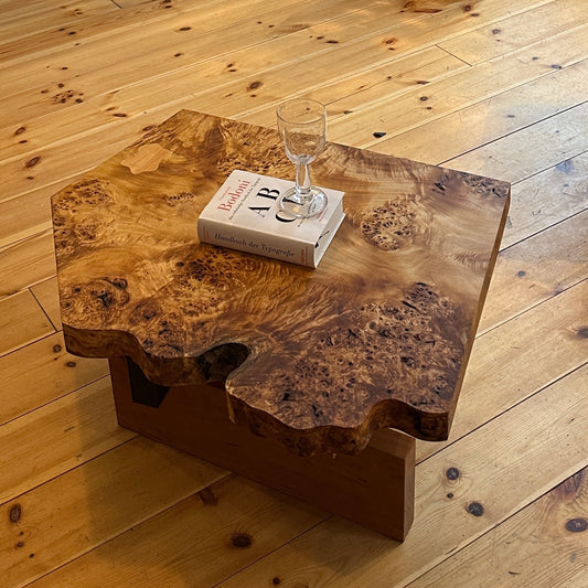 Mappa burl table by Oscar Wall