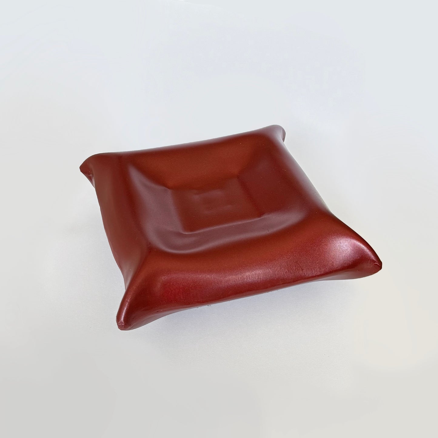 Red Aluminum Pillow, California Size, by Emma Stocklassa