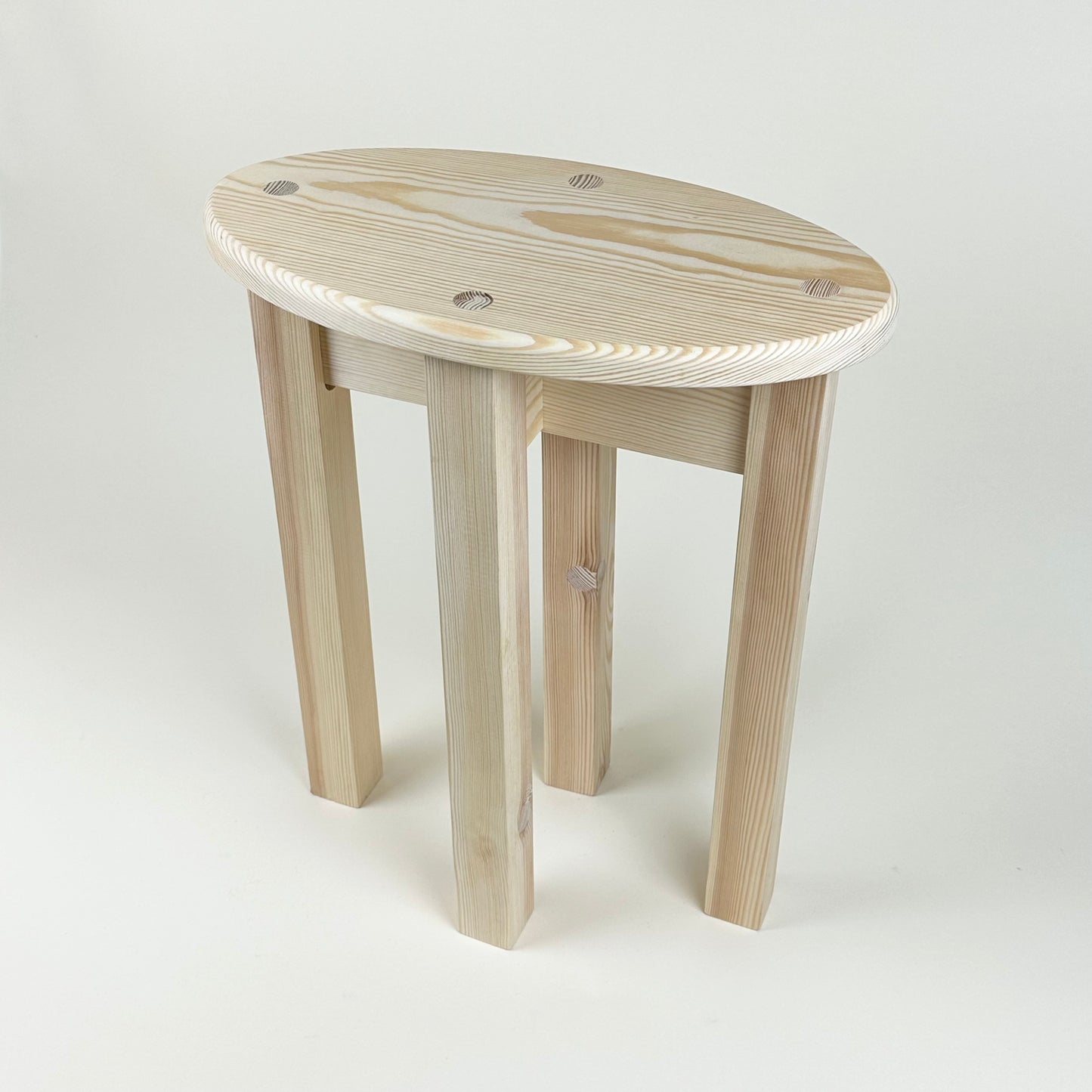 "OVAL1" wooden stool by Hugo Hammarlund