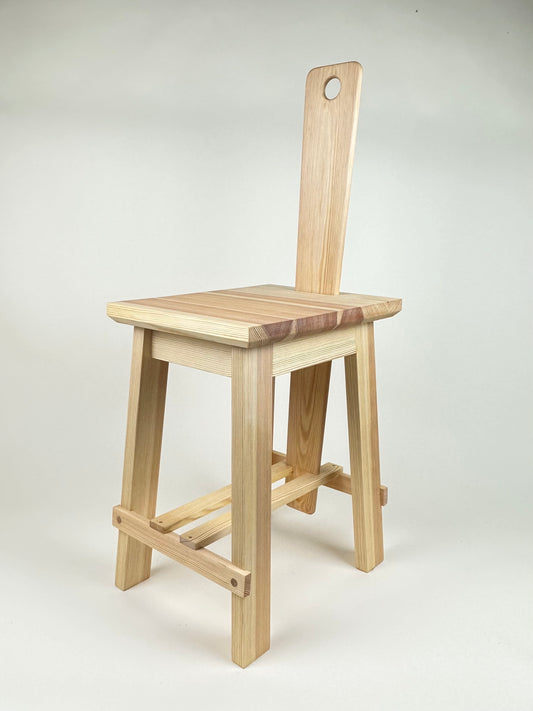 Handmade wooden chair by Pål Rodenius