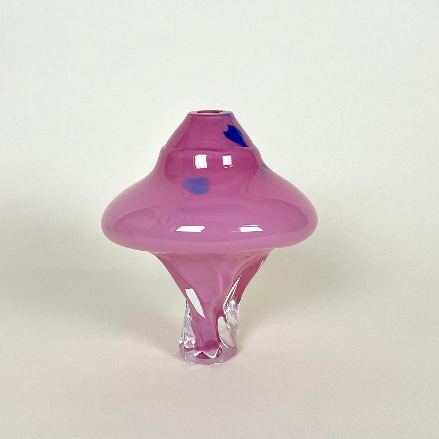"Soft Ice" vase, pink/blue by Sarah Maria Yasdani
