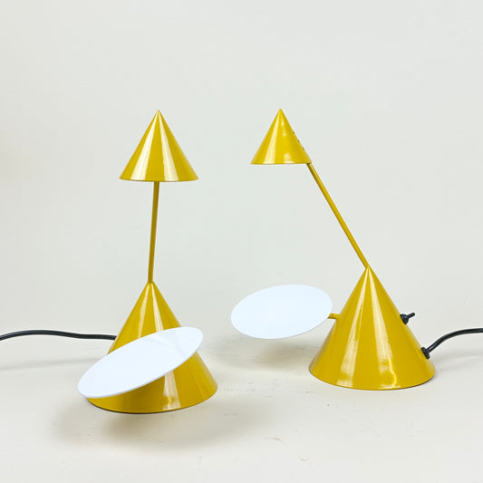 Pair of italian postmodern nigh lights